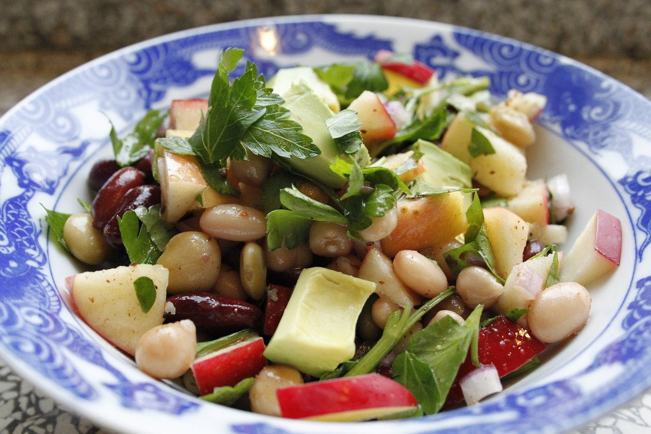 Receita de Salada de Feijão Branco
