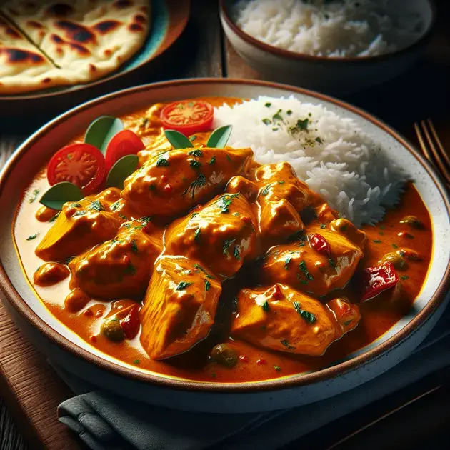 Frango ao Molho de Curry