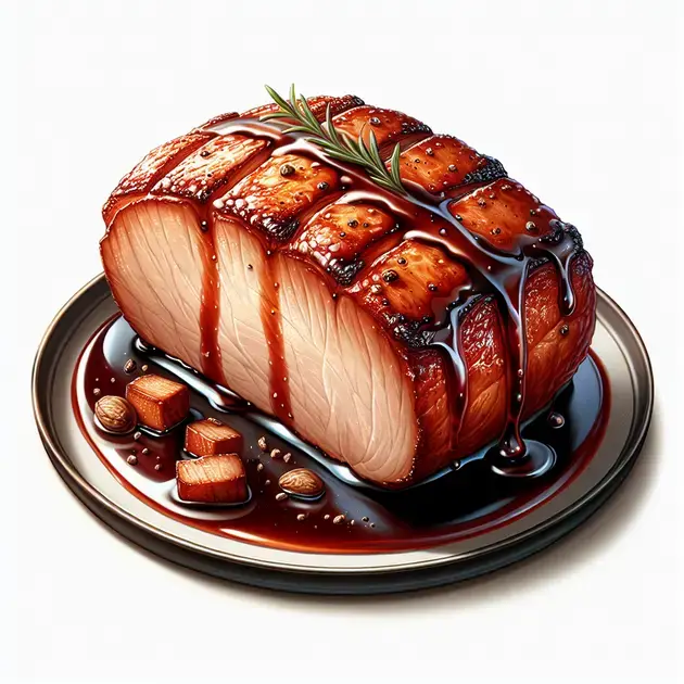 Lombo de Porco com Molho de Vinho