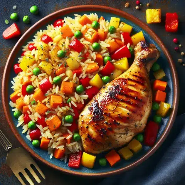 Arroz à Grega com Frango