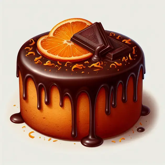 Bolo de Laranja com Chocolate