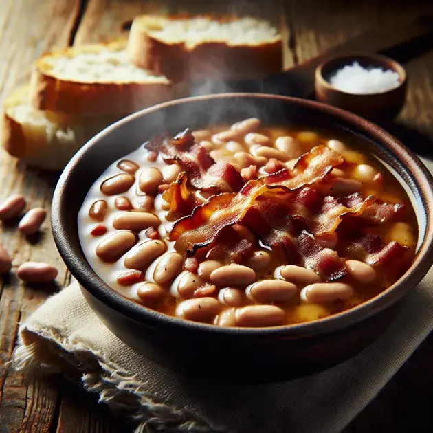 Caldo de Feijão com Bacon