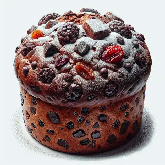 Panetone de Chocolate com Frutas Secas