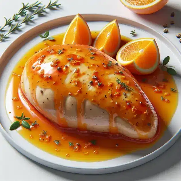 Peito de Frango ao Molho de Laranja