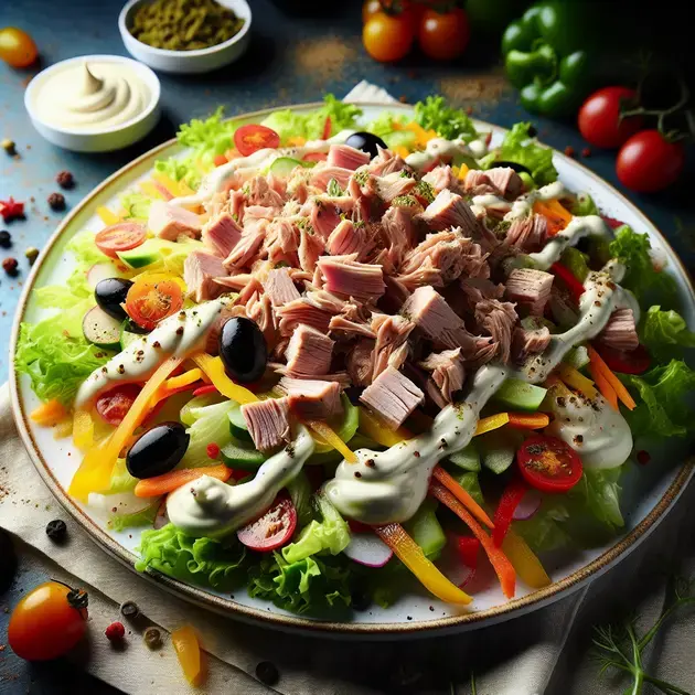Salada de Atum com Maionese