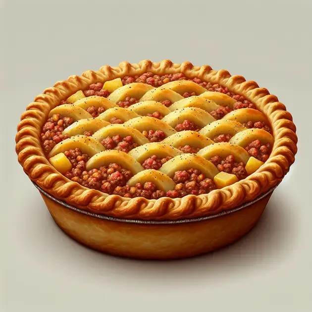 Torta de Batata com Carne Moída