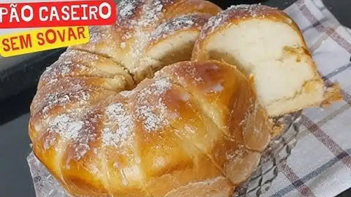Pão Caseiro: Aprendi a Fazer um Pão Fofinho e Delicioso com Facilidade