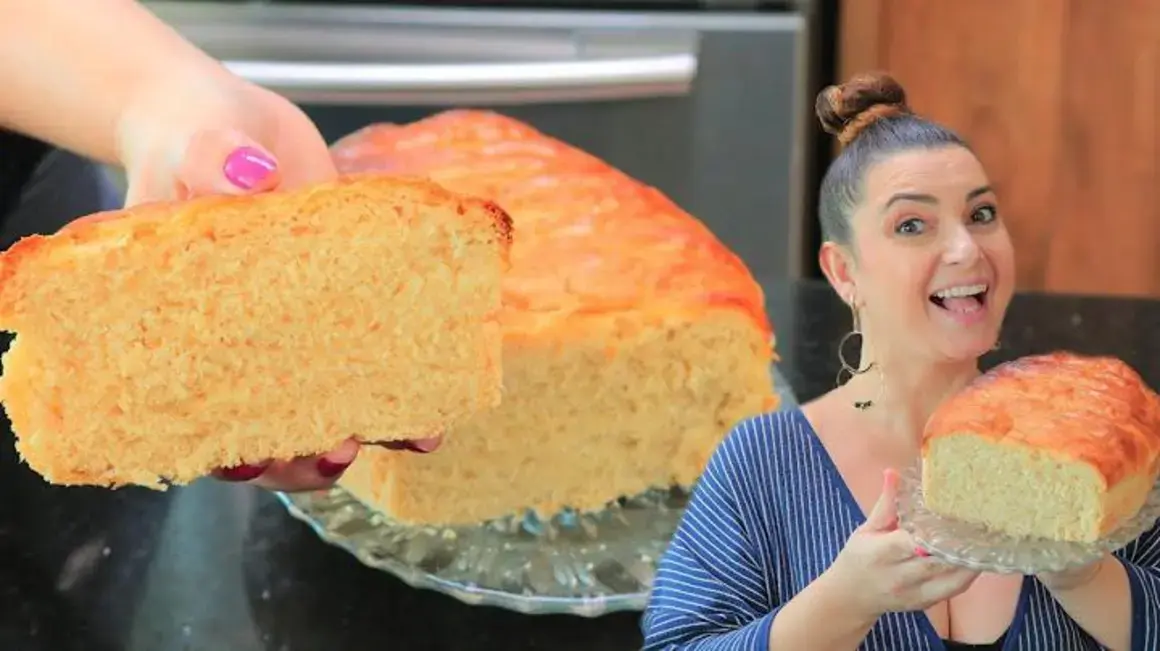 Pão Caseiro: Aprendi a Fazer Um Pão Fofinho Somente com Água e Farinha